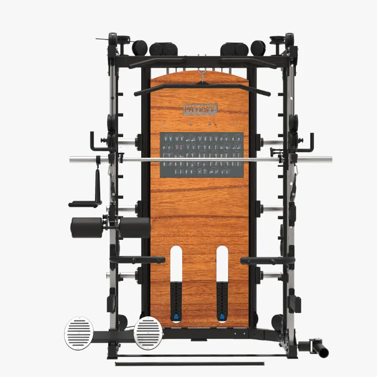 Smith Machine em madeira - Smith 100 Fittest Equipment